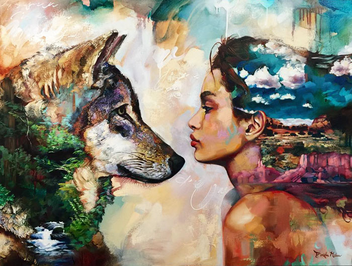 Esta talentosa artista de 16 años convierte sus sueños en pinturas