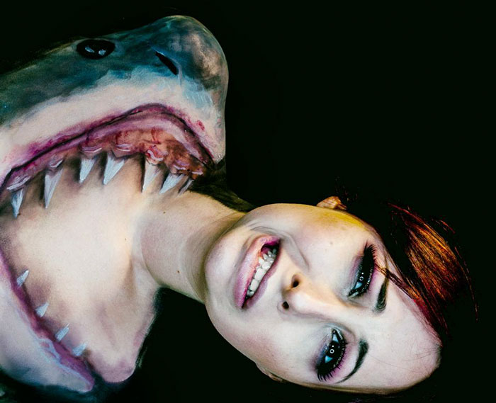 Esta maquilladora se transforma a sí misma en terroríficos monstruos de pesadilla