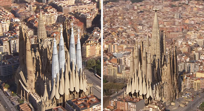 La Sagrada Familia tendrá este aspecto en 2026