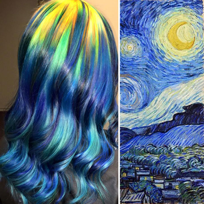 Esta peluquera convierte el cabello en obras de arte clásico