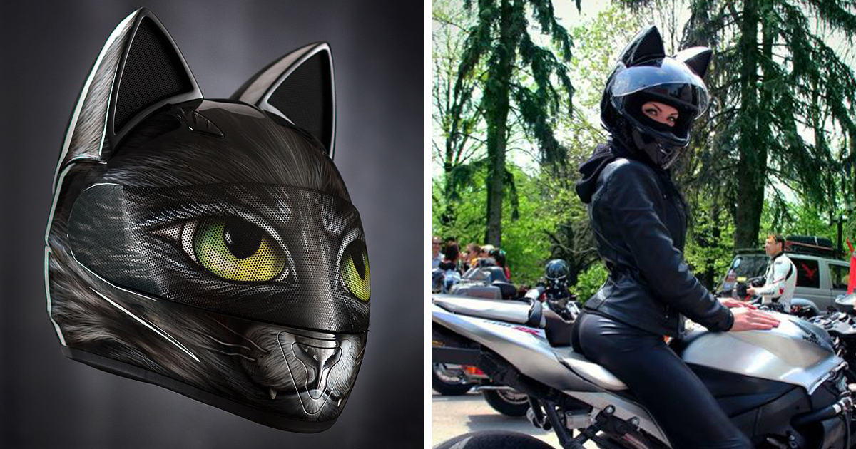 Cascos de moto con orejas de gato | No Puedo Creer | Bloglovin' Cascos de moto con orejas de gato | No Puedo Creer | Bloglovin'