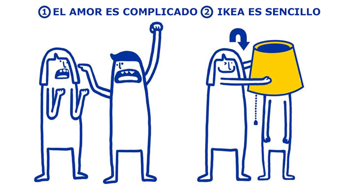 IKEA muestra lo sencillo que es arreglar los problemas amorosos