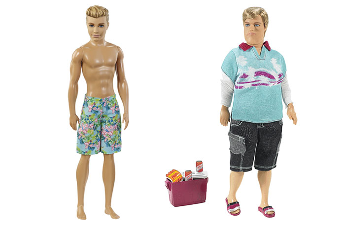 Este es el novio de la Barbie realista: Ken fuera de forma