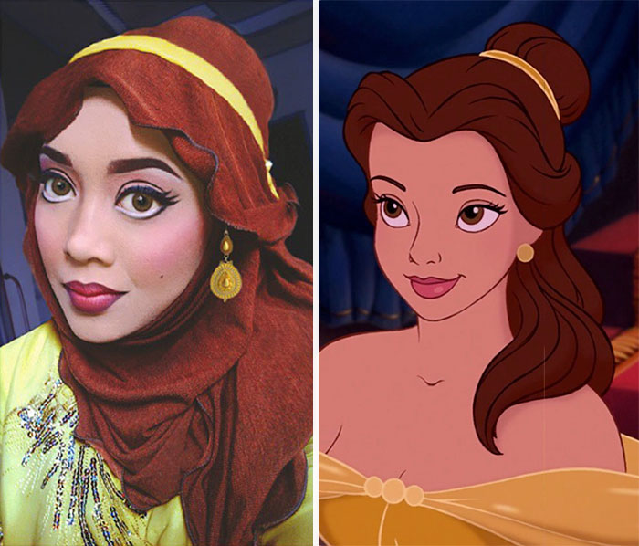 princesas-disney-maquillaje-hijab-saraswati (1)