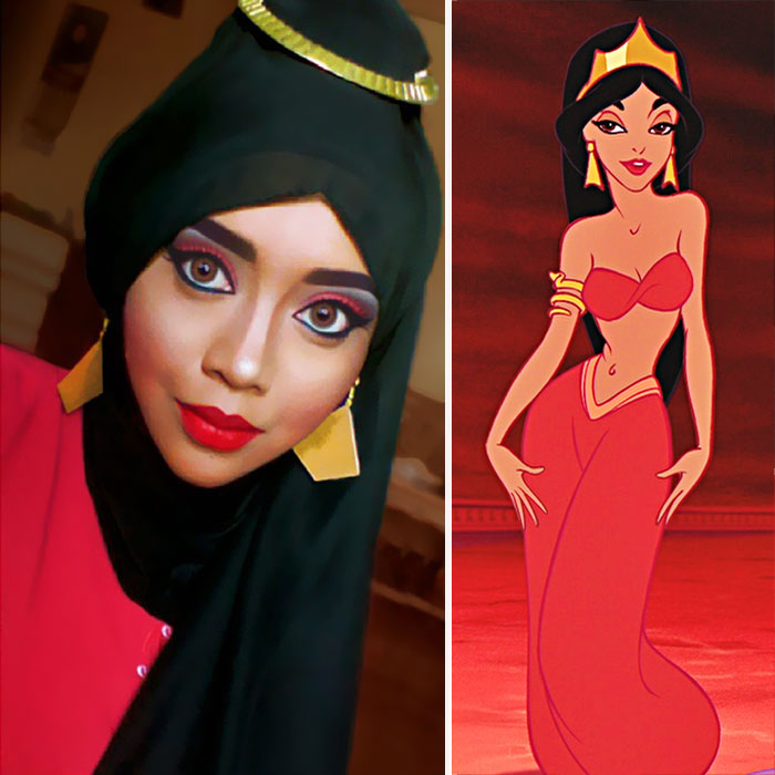 princesas-disney-maquillaje-hijab-saraswati (2)