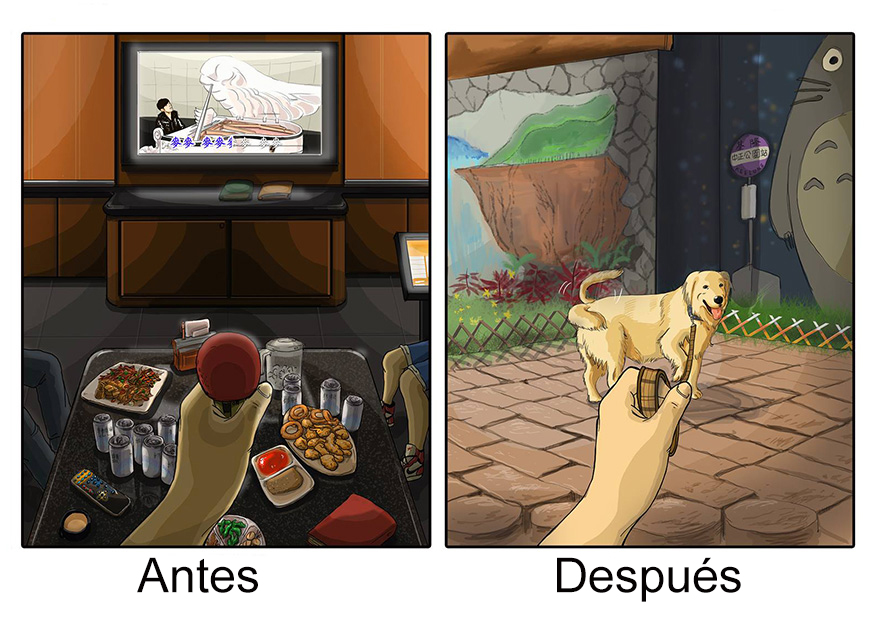 vida-antes-despues-perro-maimai-john (2)