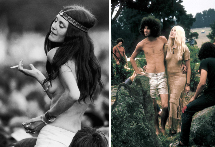 Las chicas de Woodstock 1969 nos muestran el origen de la moda de hoy