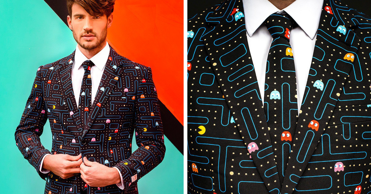 Estos trajes de Pac-Man triunfan tanto en la oficina como en una fiesta