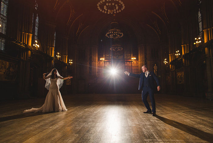 Esta boda temática de Harry Potter fue pura magia
