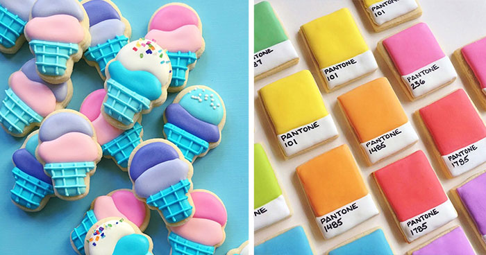Cuando una diseñadora gráfica usa sus conocimientos de diseño para hacer galletas