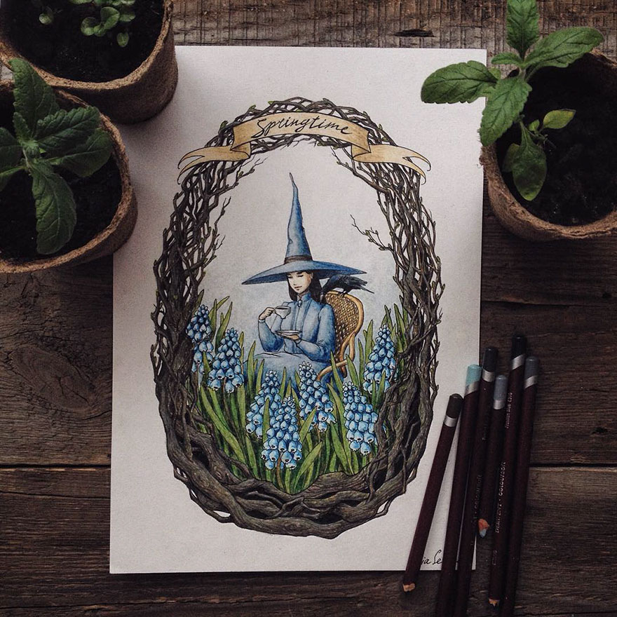 ilustraciones-cuentos-hadas-lapices-colores-lia-selina (11)