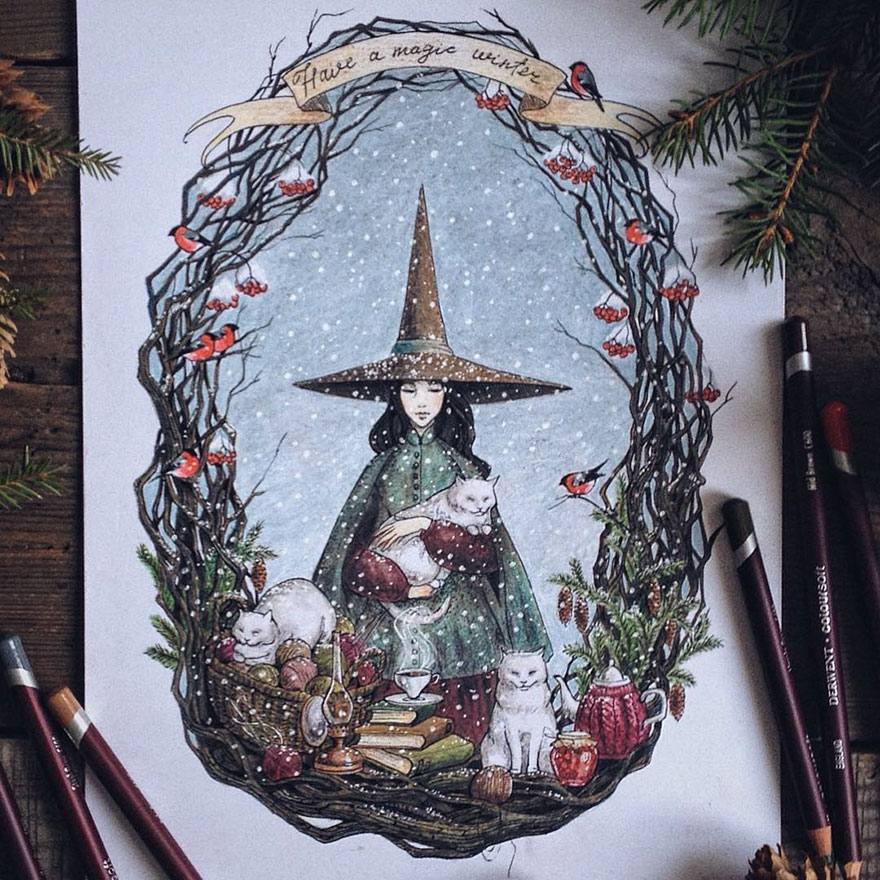 ilustraciones-cuentos-hadas-lapices-colores-lia-selina (12)
