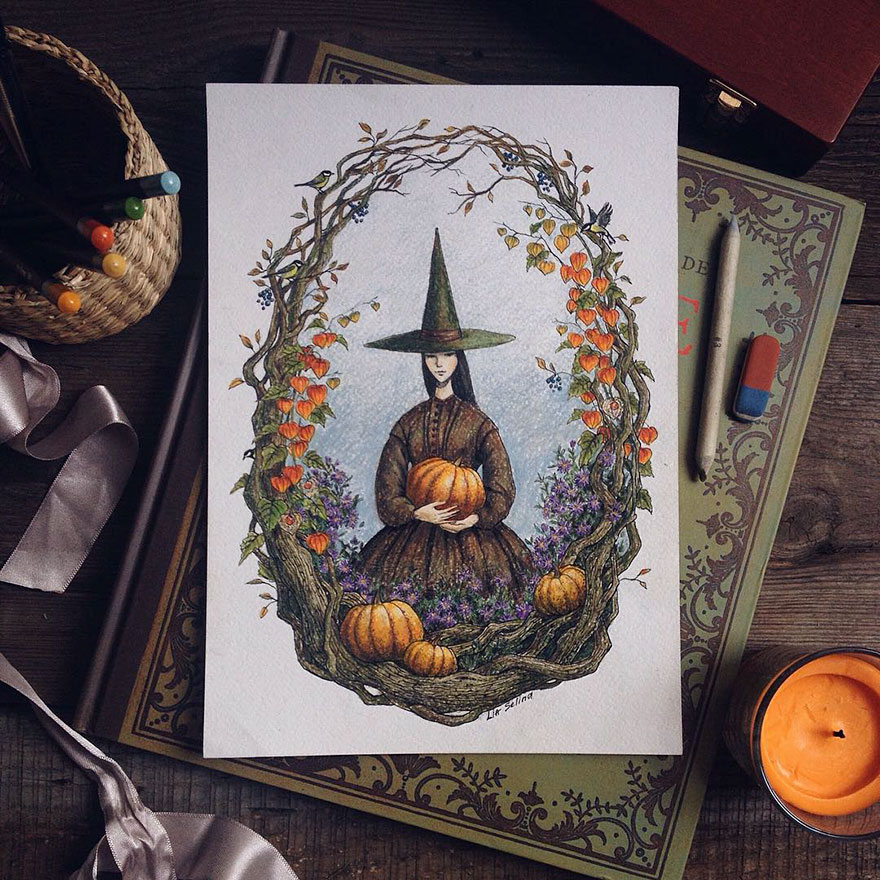 ilustraciones-cuentos-hadas-lapices-colores-lia-selina (19)
