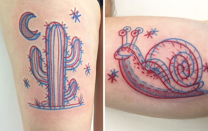 Tatuajes inspirados en 3D que son la última tendencia
