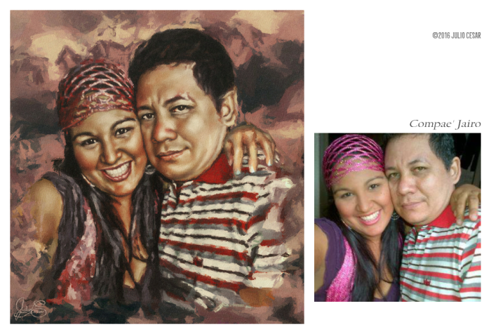 Julio Cesar Convierte Tus Fotos De Redes Sociales En Asombrosas Pinturas.