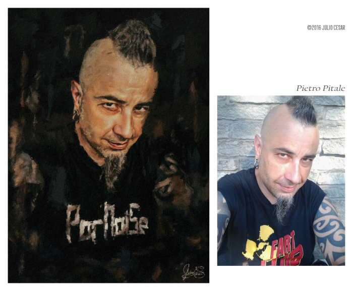Julio Cesar Convierte Tus Fotos De Redes Sociales En Asombrosas Pinturas.