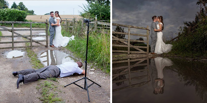 15 Fotógrafos de bodas locos que hacen lo que sea por la foto perfecta