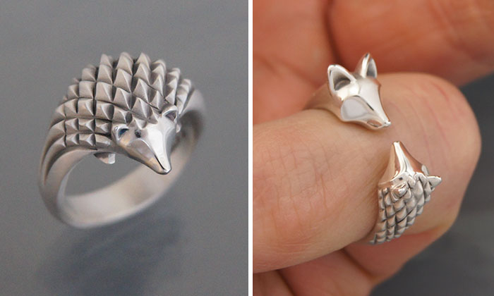 Creo joyería en formas animales con plata y bronce