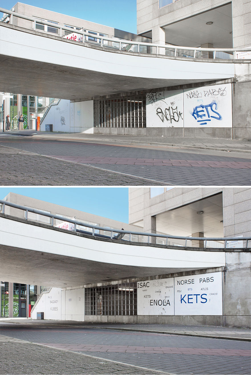 Los graffitis reescritos por Mathieu Tremblin 7
