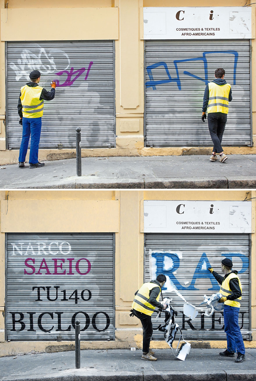 Los graffitis reescritos por Mathieu Tremblin 6