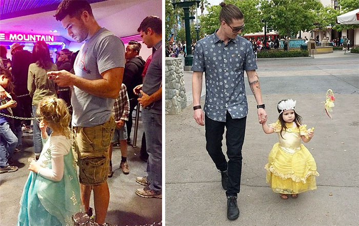 El instagram más sexy del momento muestra a los padres más macizos en Disneylandia