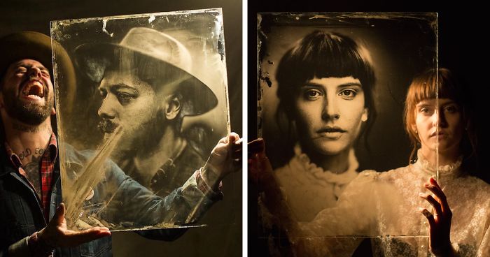 Este fotógrafo usó una cámara de hace 160 años para hacer retratos espeluznantemente bellos