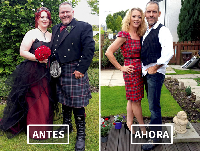 15 Fotos de antes y después de parejas perdiendo peso juntas