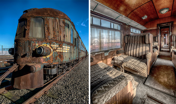 Este tren Orient Express abandonado nos recuerda los viajes de lujo del pasado