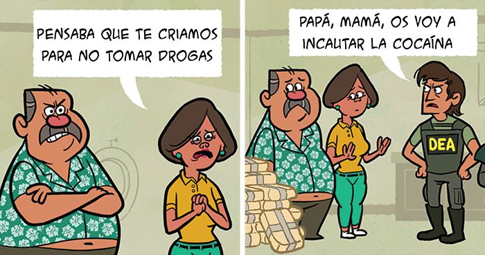 10 Tiras cómicas que acaban tan inesperadamente que te harán reír, por Toon Hole