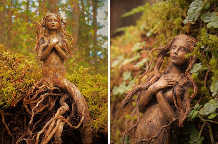 10 Increíbles esculturas hechas con madera a la deriva que cuentan las historias olvidadas del océano
