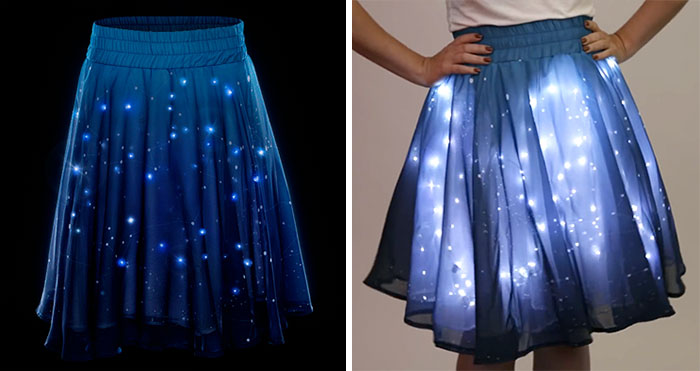 Esta falda con estrellas iluminará el universo a tu alrededor