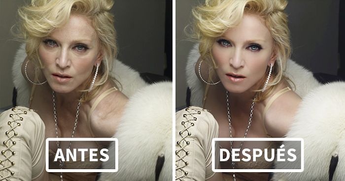 10 Celebridades antes y después de Photoshop marcando estándares de belleza irrealizables