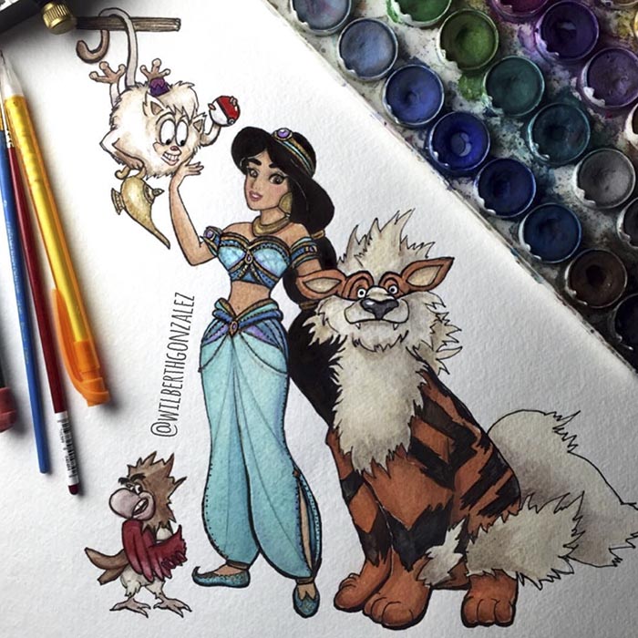 ilustraciones-disney-pokemon-wilberth-gonzalez (3)