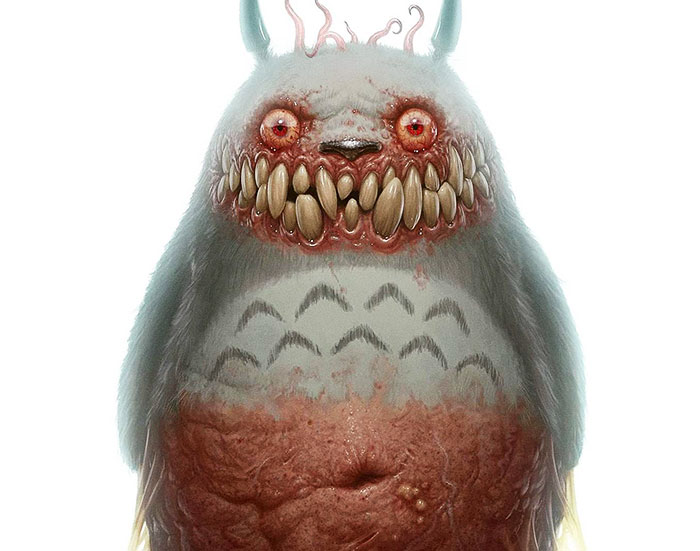 11 De tus personajes favoritos de animación convertidos en monstruos de pesadilla