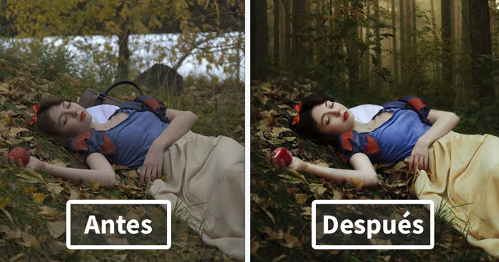 15 Imágenes antes y después de photoshop muestran el cambio tras una foto hermosa
