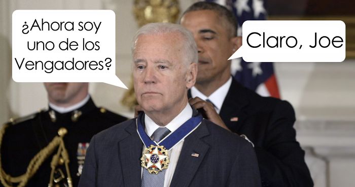 10 Divertidos memes sobre Obama sorprendiendo a Joe Biden con la Medalla de la Libertad