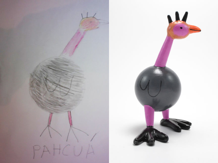 Esta Empresa Convierte Los Dibujos De Los Niños En Figuras Alucinantes