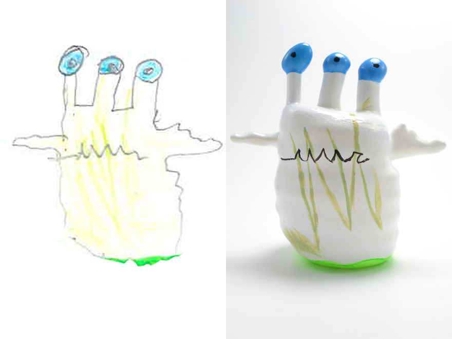 Esta Empresa Convierte Los Dibujos De Los Niños En Figuras Alucinantes