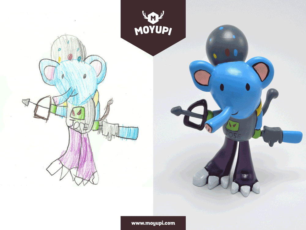 Esta Empresa Convierte Los Dibujos De Los Niños En Figuras Alucinantes