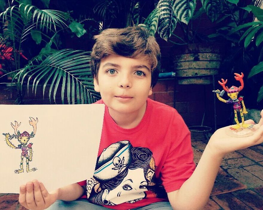Esta Empresa Convierte Los Dibujos De Los Niños En Figuras Alucinantes