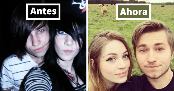 10+ Fotos antes y después de ser adolescentes rebeldes