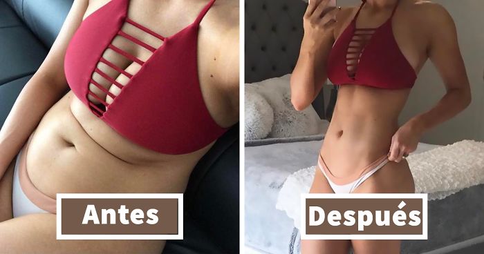 10+ Fotos de antes y después de «perder peso» revelando su gran mentira
