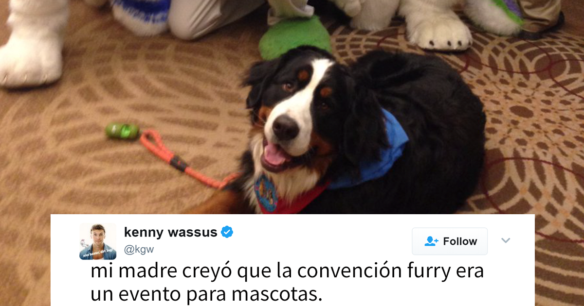 Esta mujer llevó a su perro a una «convención furry» sin saber que no era para mascotas, y se hizo famosa