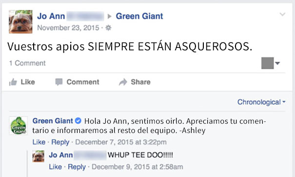Parece Enfadada