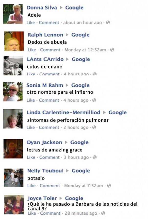 Esto Es Facebook, No Google