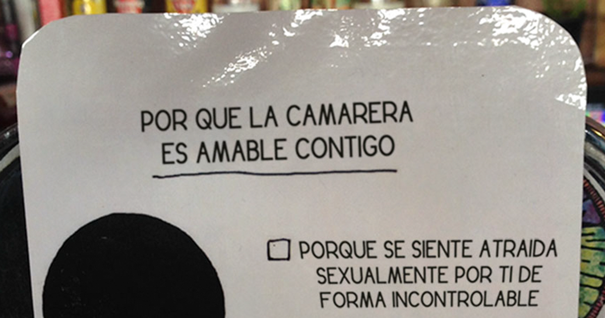 Este bar puso un cartel muy elocuente para evitar que los clientes siguieran acosando a sus empleadas