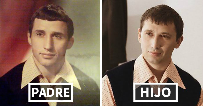 10+ Fotos que demuestran que los hijos son versiones copiadas de sus padres