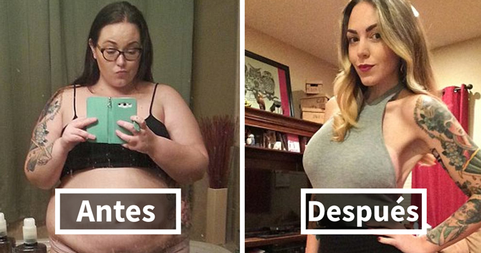 10+ Fotos increíbles de antes y después de perder peso que no creerás que son la misma persona