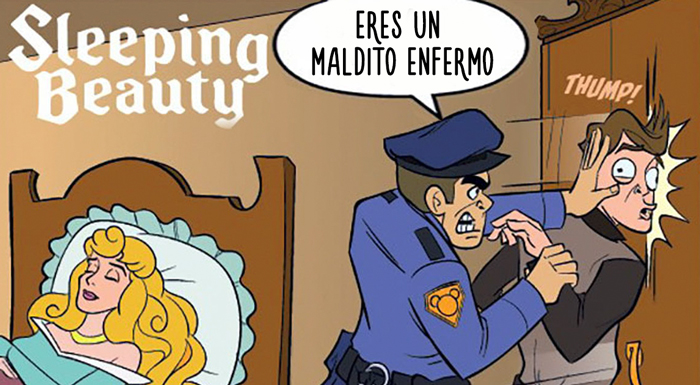 El aspecto que tendrían las películas Disney si hubiera policía en ellas