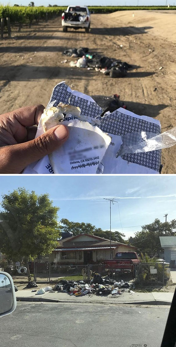 ¿tiras La Basura Que Tiene Tu Dirección En Medio Del Campo? Pues Te La Devuelvo